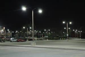 LED Upgrades Orange County Parking Lot